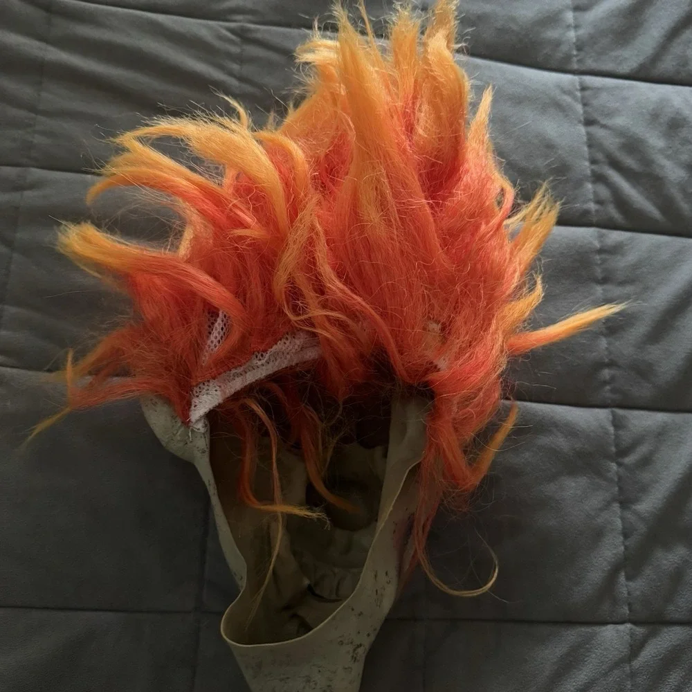 Halloween Clown Mask Lot 4‎ & Pumpkin LED Light Up Mask Costume Prop Mixed Set